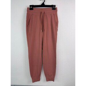 Lululemon women's 6 terracotta‎ ready to rulu high rise cropped jogger pants